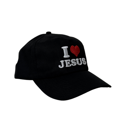 I <3 Jesus 5 Panel - Black