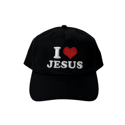 I <3 Jesus 5 Panel - Black